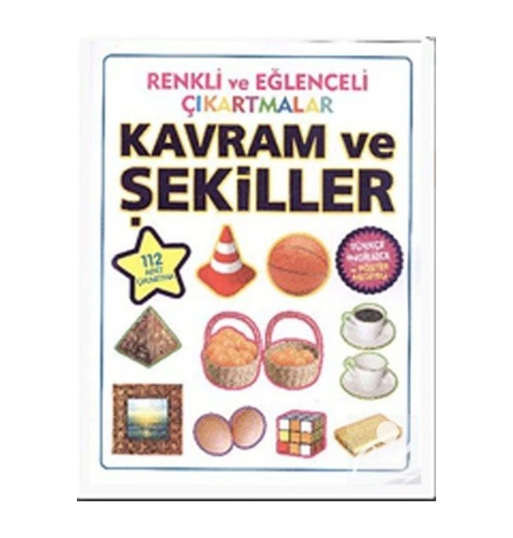 Renkli Ve Eğlenceli Çikartmalar Kavramlar Ve Şekil - Parıltı
