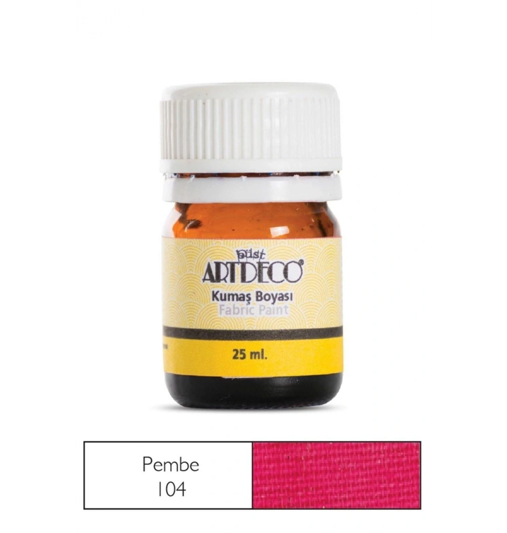 Lisans Artdeco Kumaş Boyası 25Ml. Pink Pembe Lv-Y-010A-104