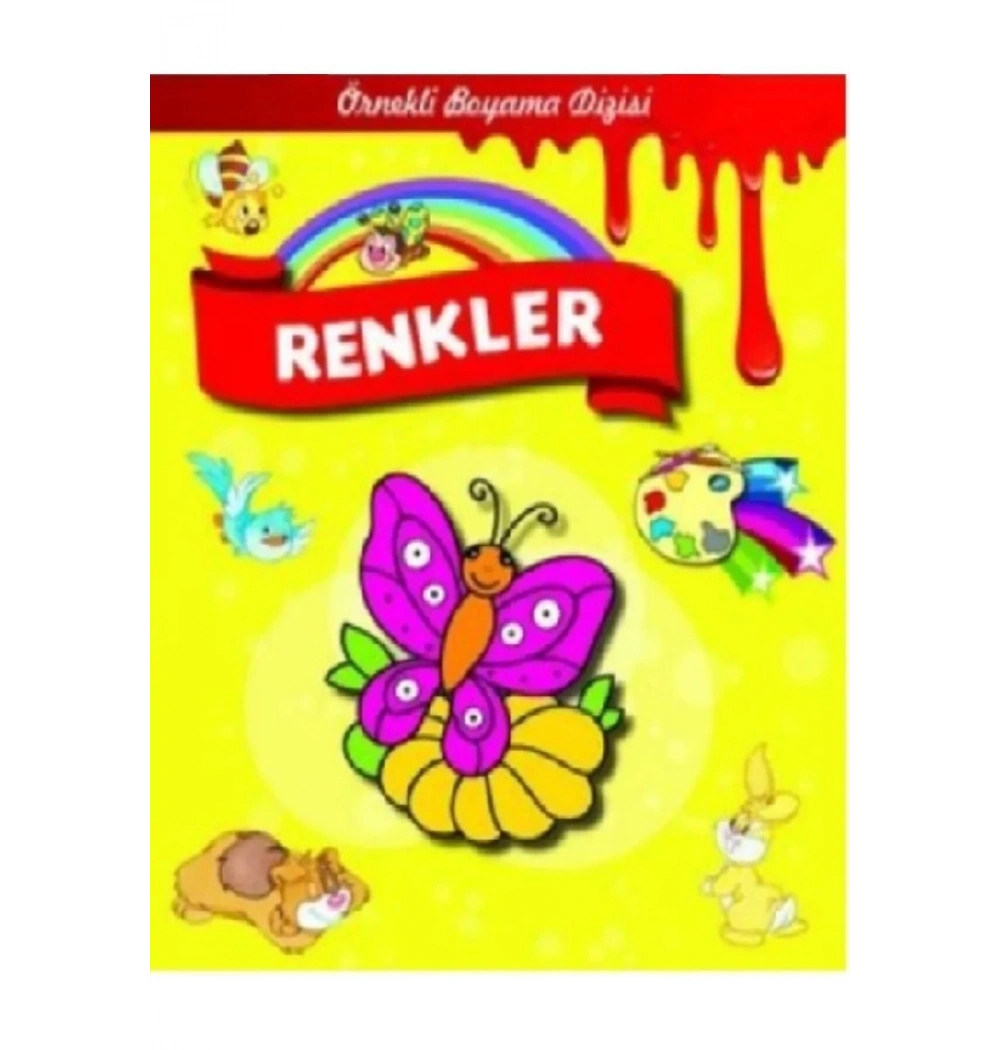 Örnekli Boyama Dizisi. Renkler- Parıltı