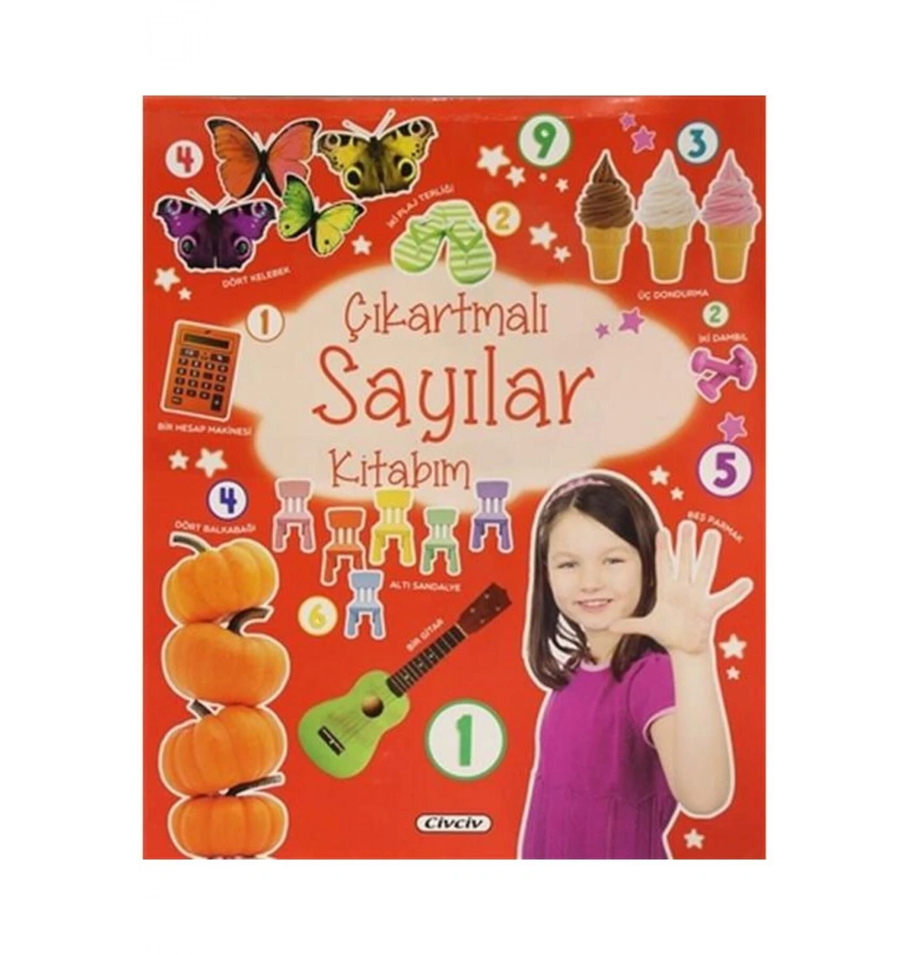 Çıkartmalı Sayılar Kitabım Civciv Yayın