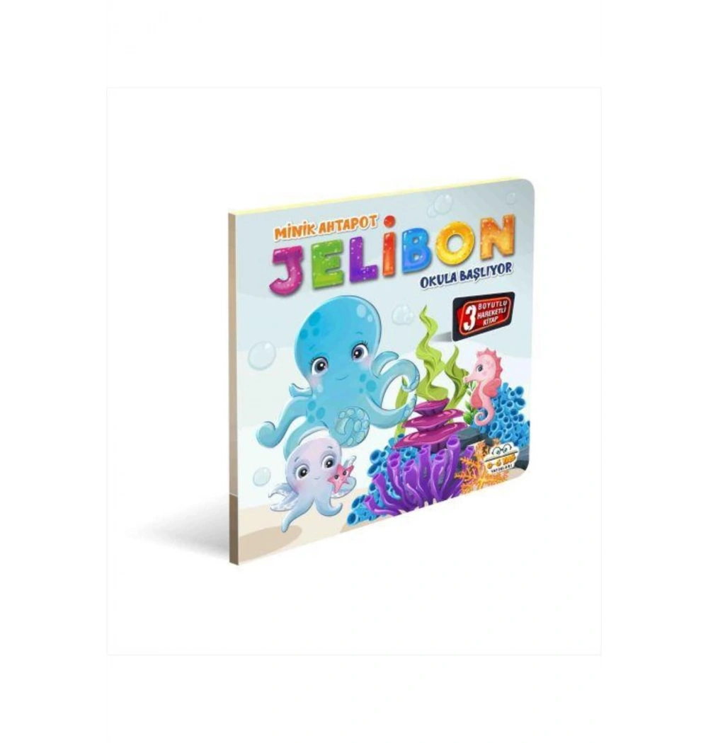 Minik Ahtapot Jelibon Okula Başliyor 3 Boyutlu Hareketli Kitap