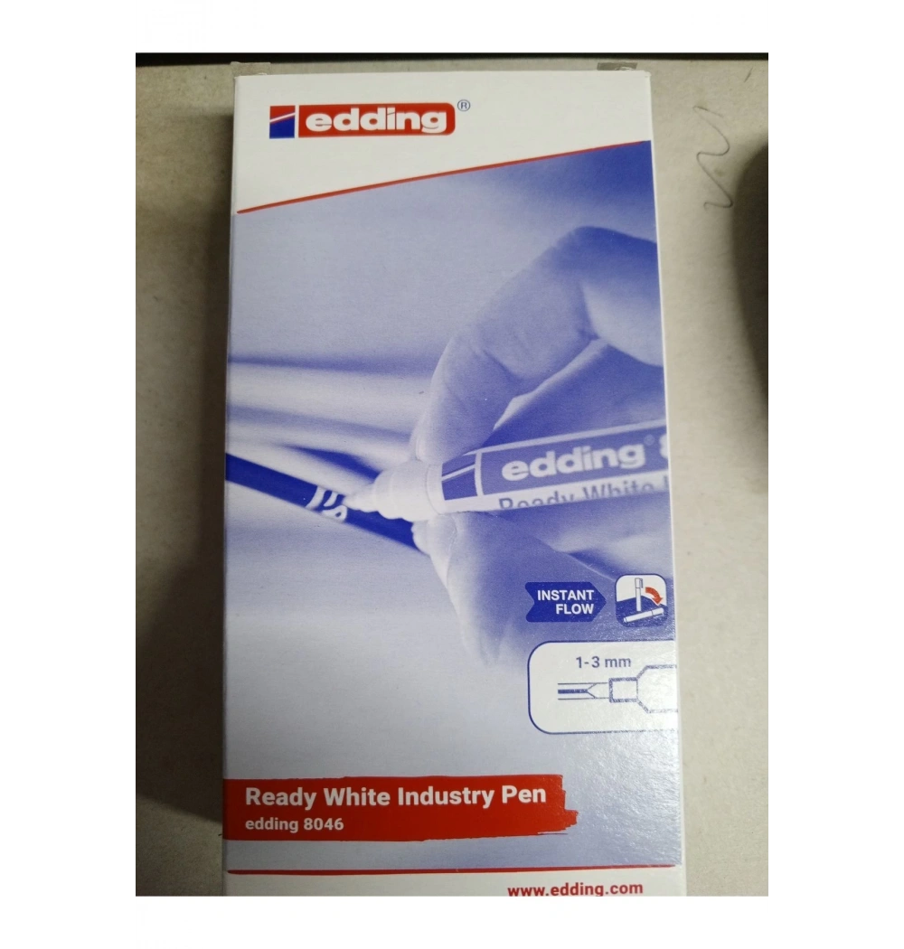 Eddıng 8046 Endüstri Kalemi Beyaz