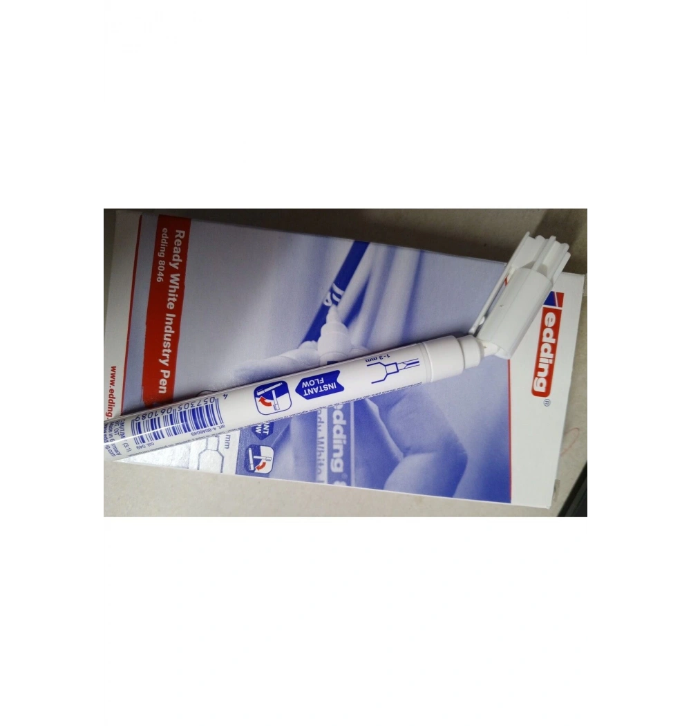 Eddıng 8046 Endüstri Kalemi Beyaz