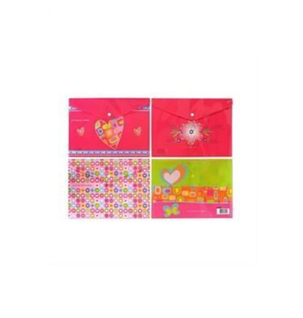 Noki Baskılı Çıtçıtlı Evrak Zarfı Kız 180 Mic Kod:3105 K