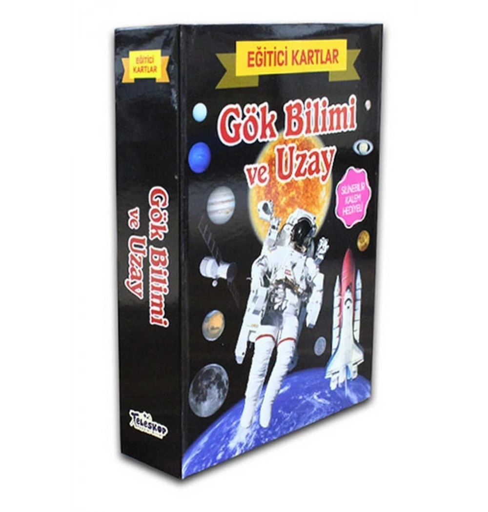 Gök Bilimi Ve Uzay Eğitici Kartlar Set