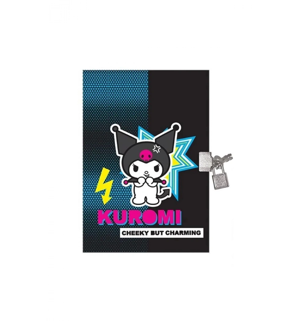 Keskin Color Kuromi 14*20 80 Yp.Kilitli Hatıra Defteri 310210-12