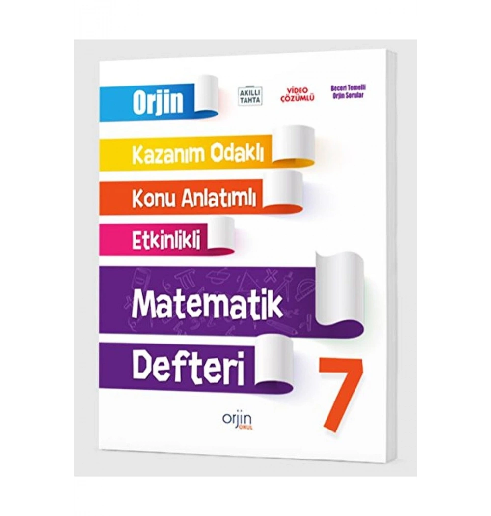 Orjin 7.Sınıf Matematik Konu Özetli Etkinlikli Soru Bankası