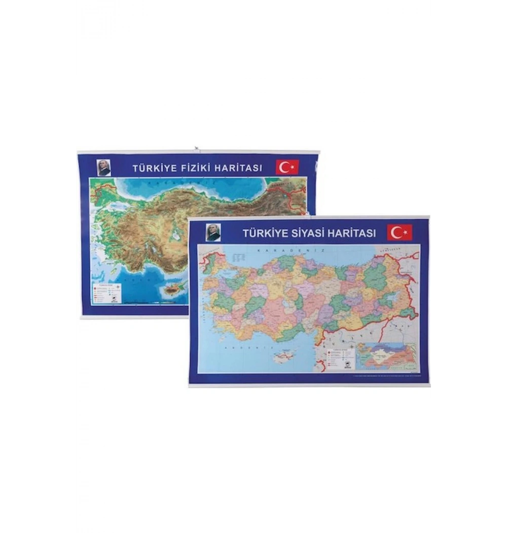 Gülpaş Türkiye Fiziki Ve Siyasi Harita Çıtalı 999