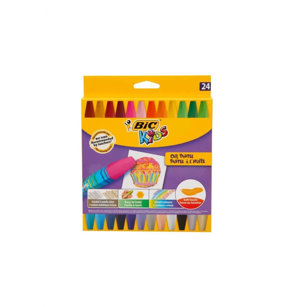 Bic Yağlı Pastel Boya 24  Renk   Kod:926447