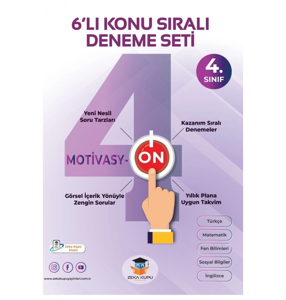 Zekaküpü 4.Sınıf 6 Lı Konu Sıralı Deneme Seti