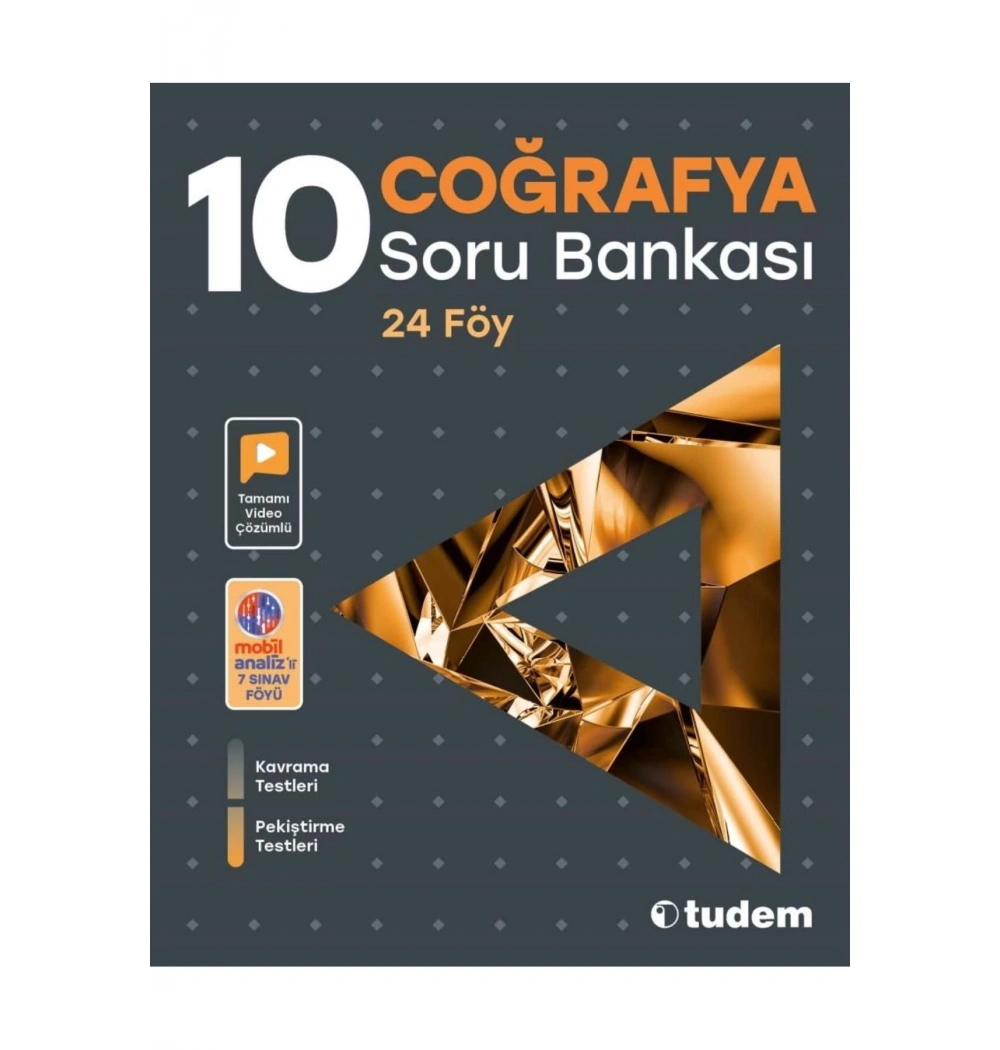 Tudem 10.Sınıf Coğrafya Soru Bankası 24 Föy