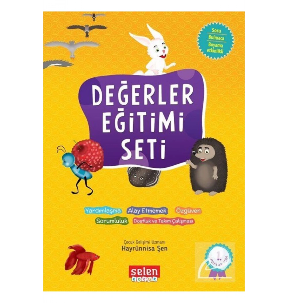 1.Sınıf Değerler Eğitim Seti Selen Çocuk