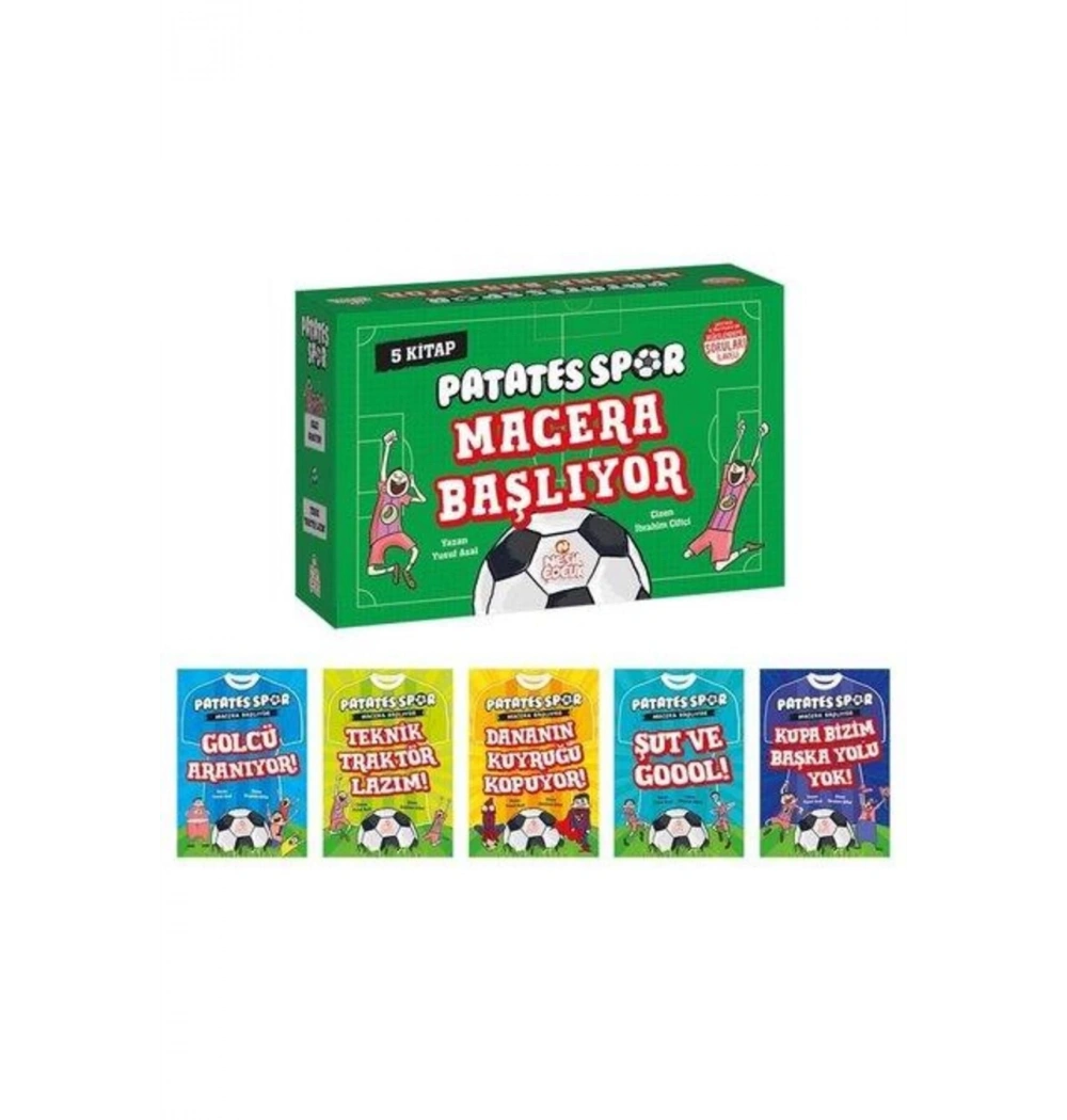 Patates Spor Macera Başlıyor 5 Kitap Set Nesil Çocuk