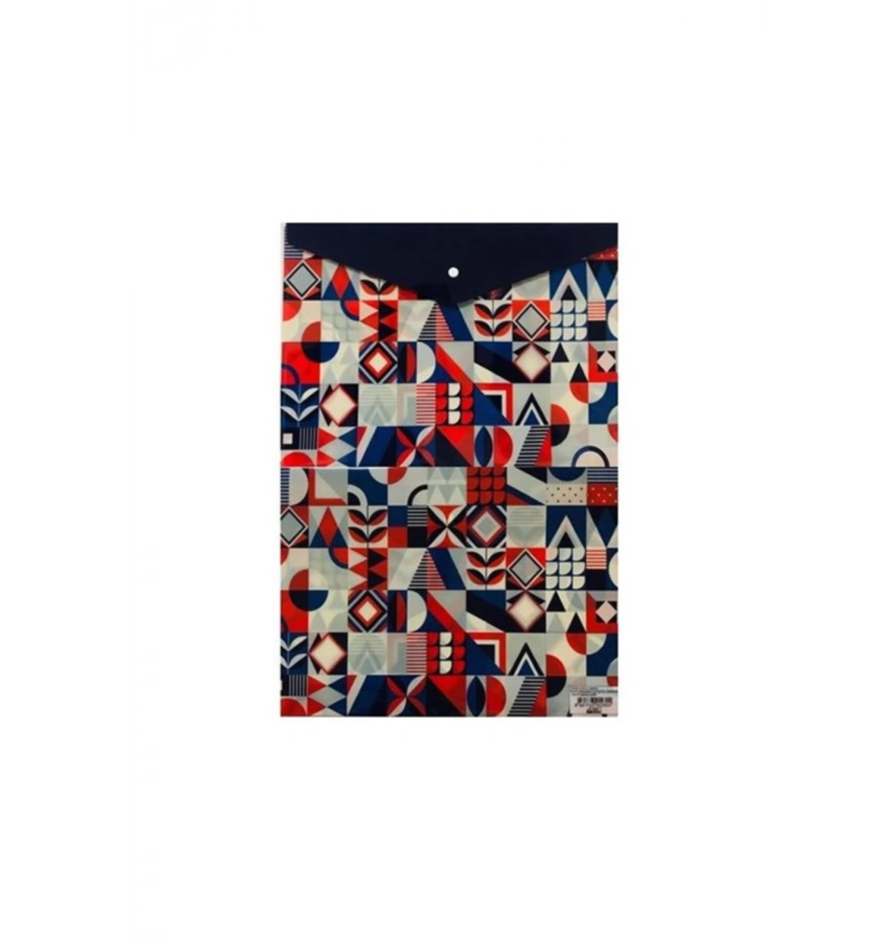 Viva Puti Desenli Çıtçıtlı Zarf Dosya - Puti Şekiller