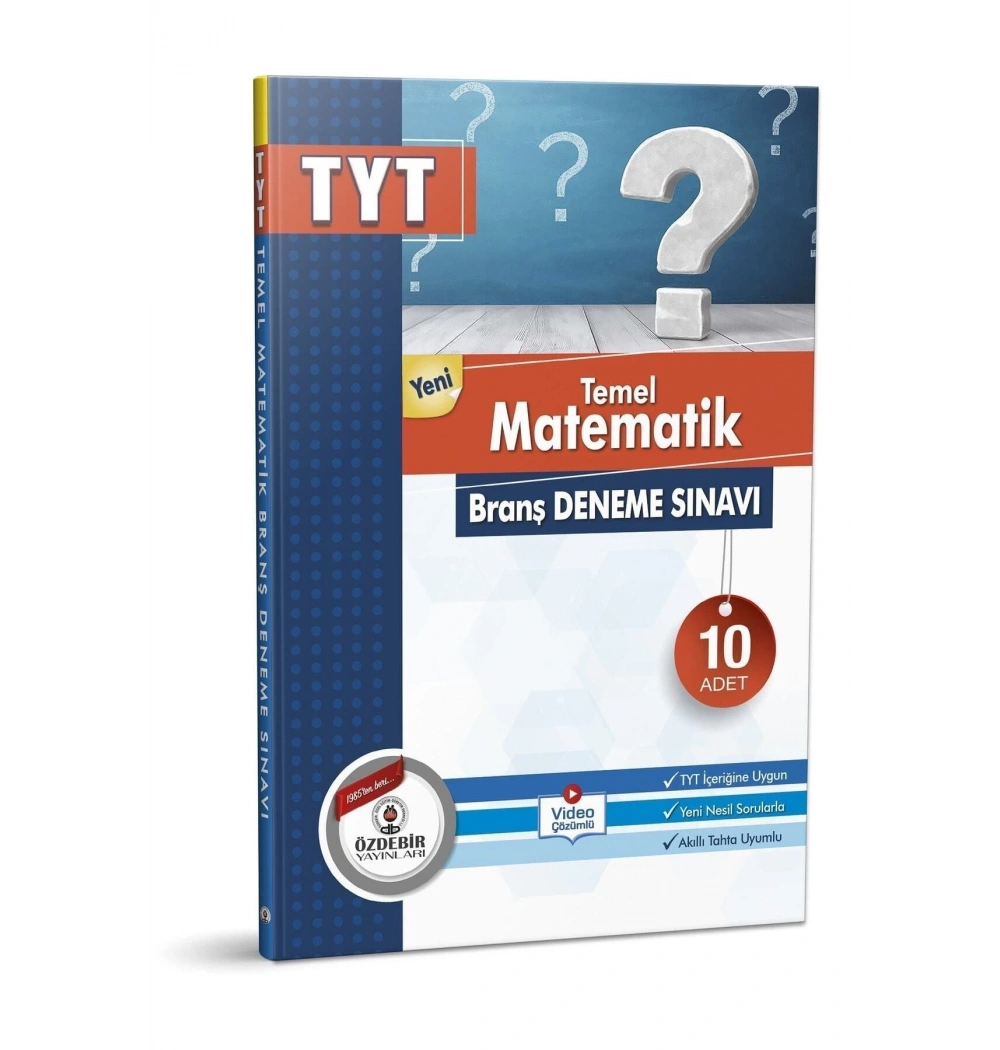Özdebir Tyt Temel Matematik 10 Branş Deneme Seti