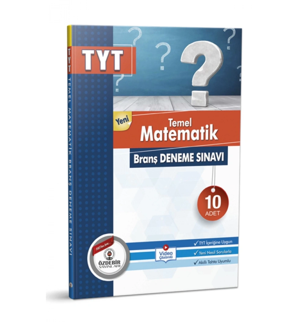 Özdebir Tyt Temel Matematik 10 Branş Deneme Seti