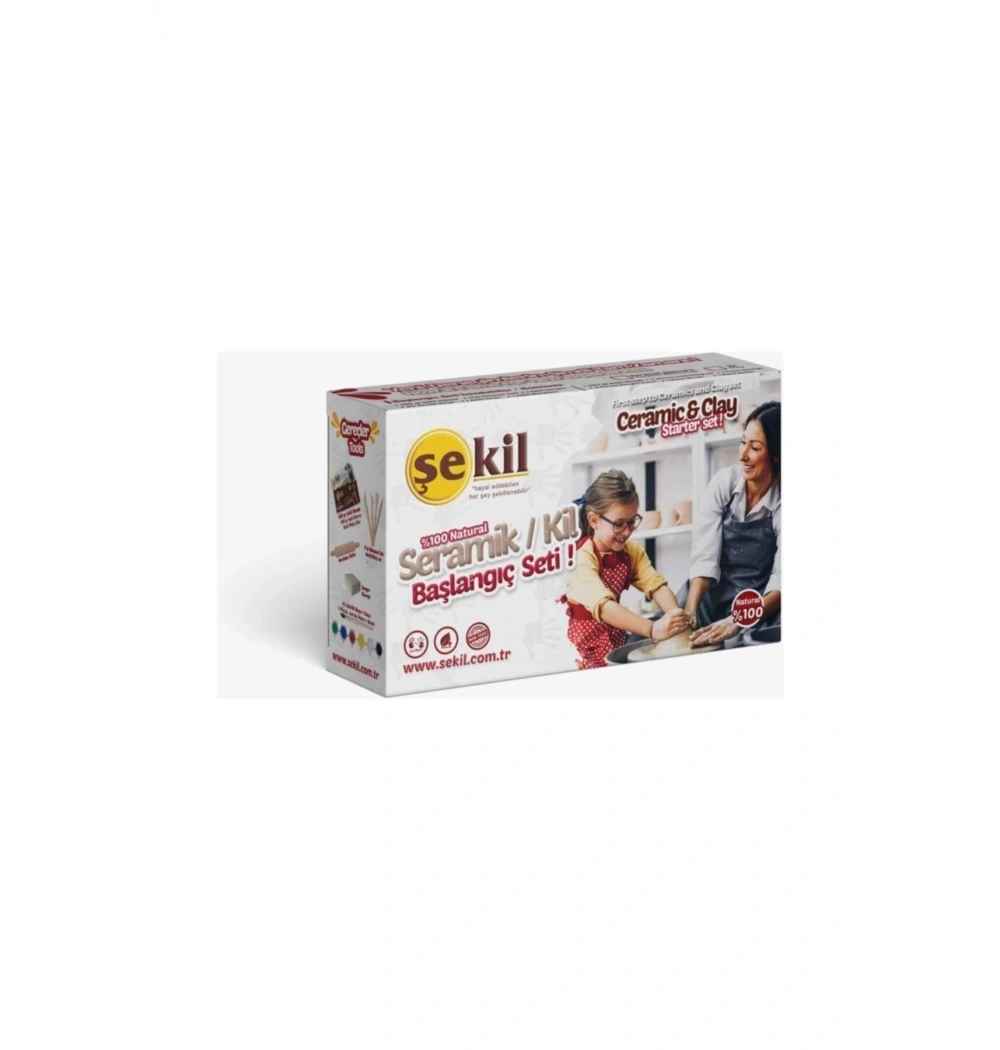 Şekil Kil Seramik/Kil Başlangıç Set