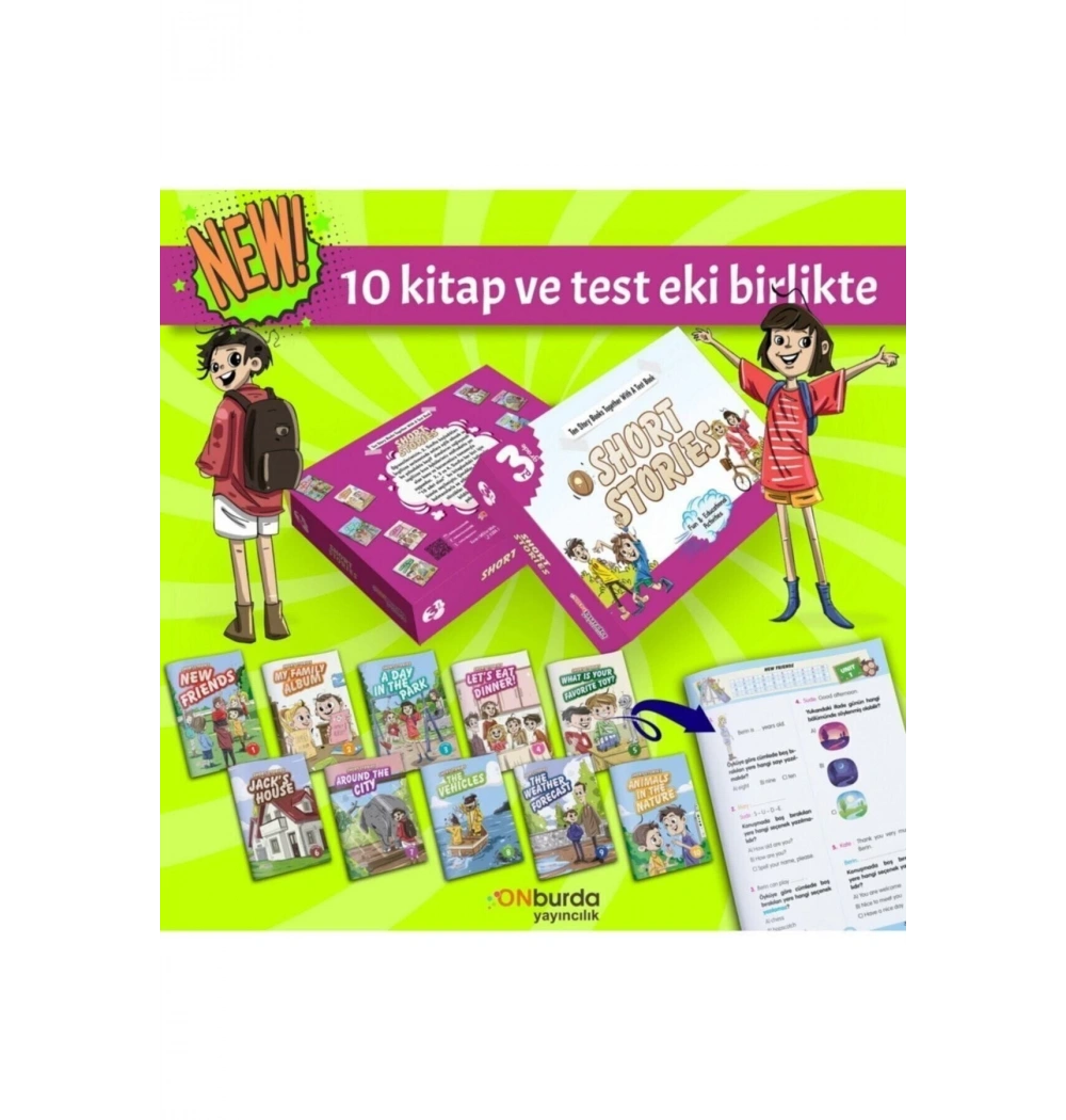 Onburda 3.Sınıf Short Storıes 10 Lu Hikaye Seti