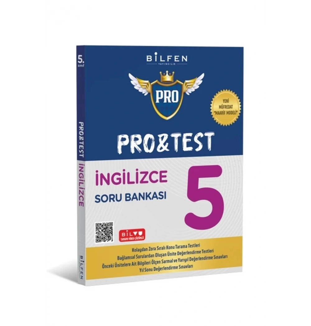 Bilfen 5.Sınıf İngilizce Soru Bankası Pro Test