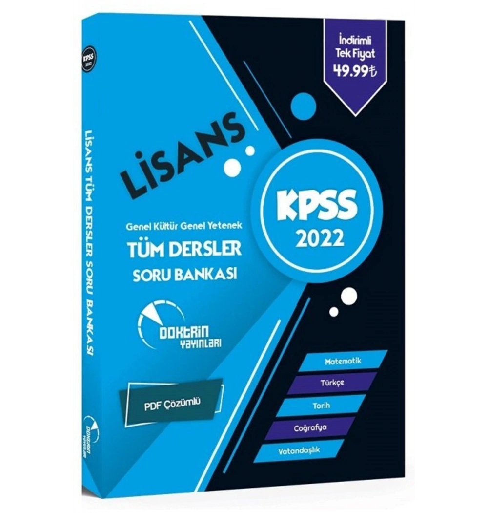 Doktrin Kpss 2022 Lisans Gk Gy Tüm Dersler Soru Bankası
