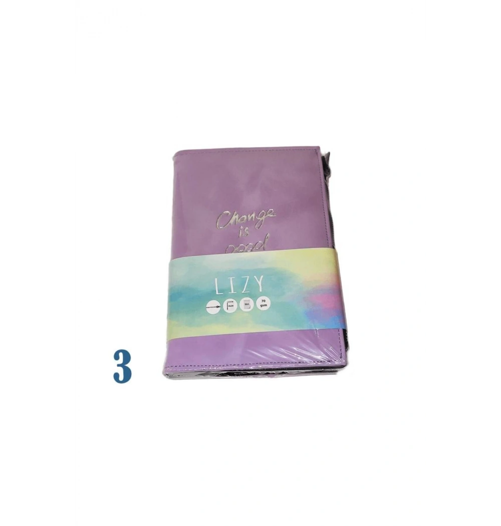 Liz Defter Velur Desen Fermuarlı Velfrd