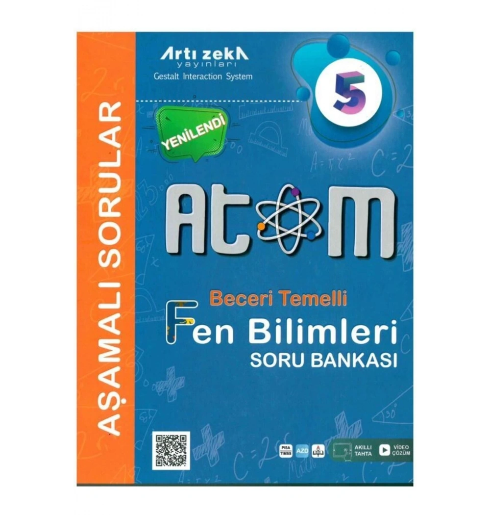Artızeka 5.Sınıf Atom Beceri Temelli Fen Bilimleri Soru Bankası