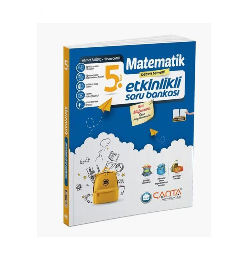 Çanta 5.Sınıf Matematik Etkinlikli Soru Bankası