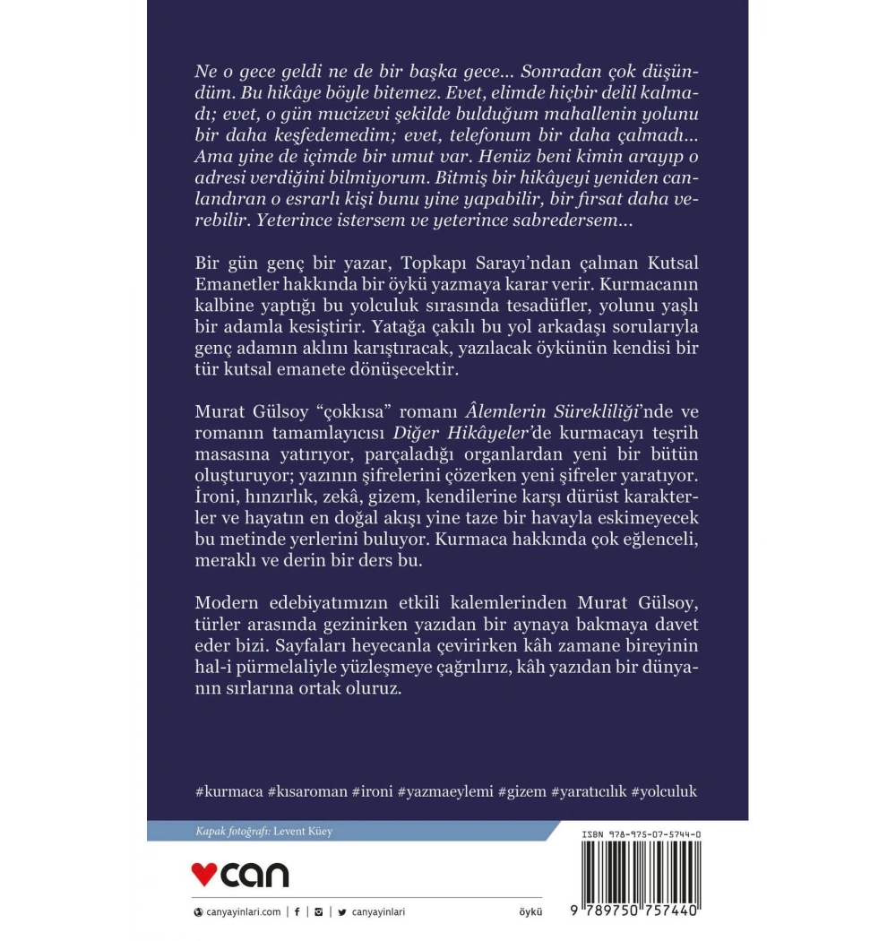 Alemlerin Sürekliliği Ve Diğer Hikayeler Murat Gülsoy Can