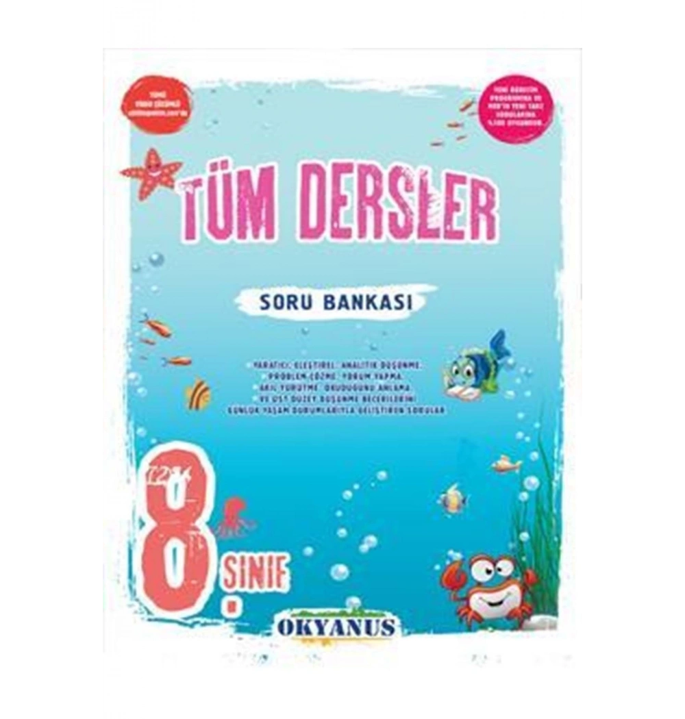 Okyanus 8.Sınıf Tüm Dersler Soru Bankası  Classmate