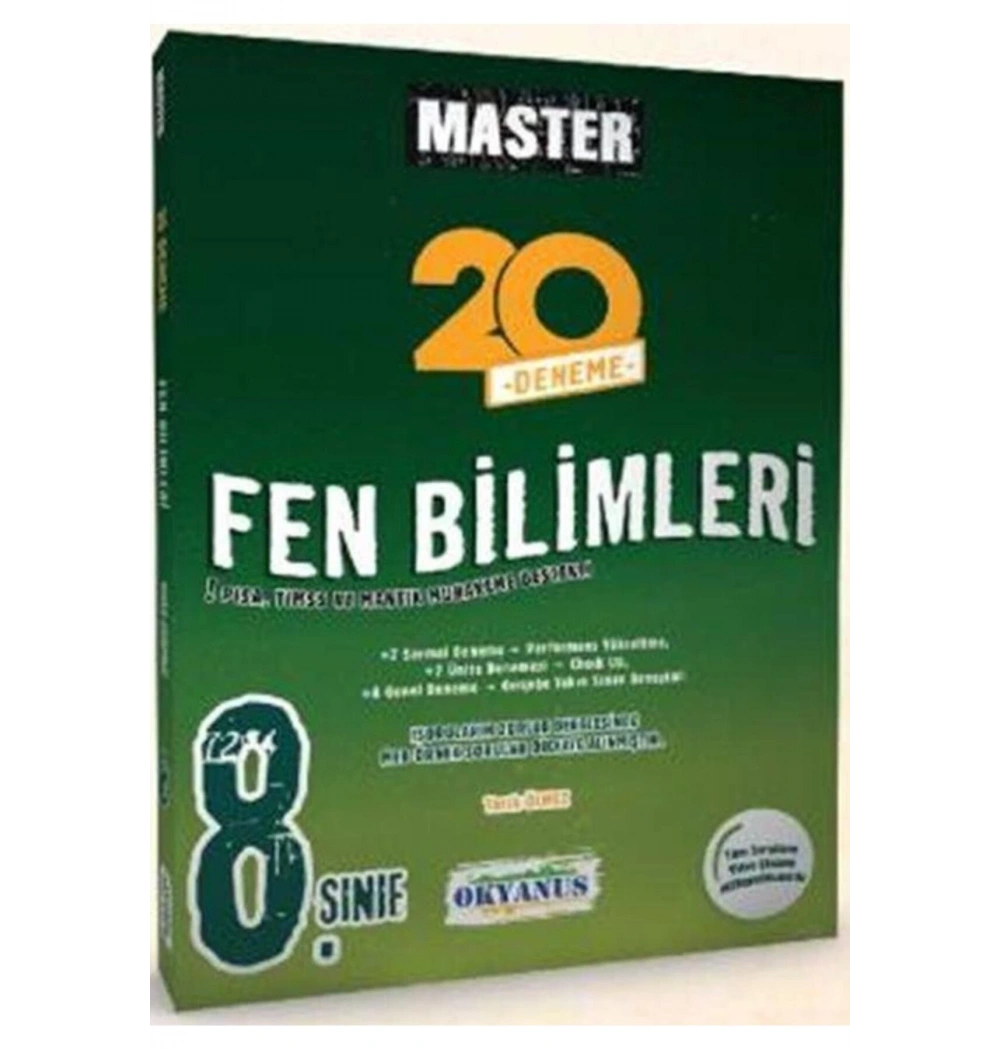 Okyanus 8.Sınıf Fen Bilimleri 20 Master Deneme
