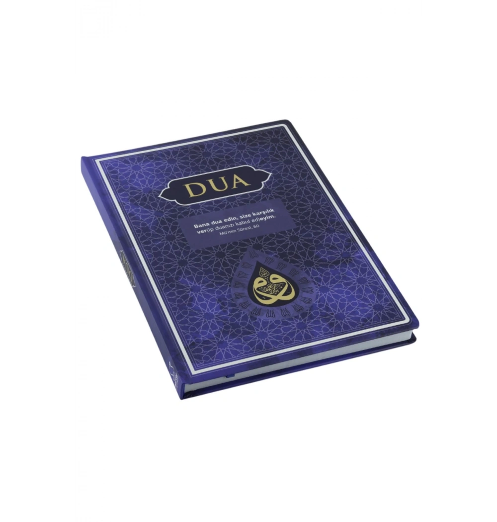 Dua Kitabı Büyük Boy Arapça Türkçe Lacivert  Server