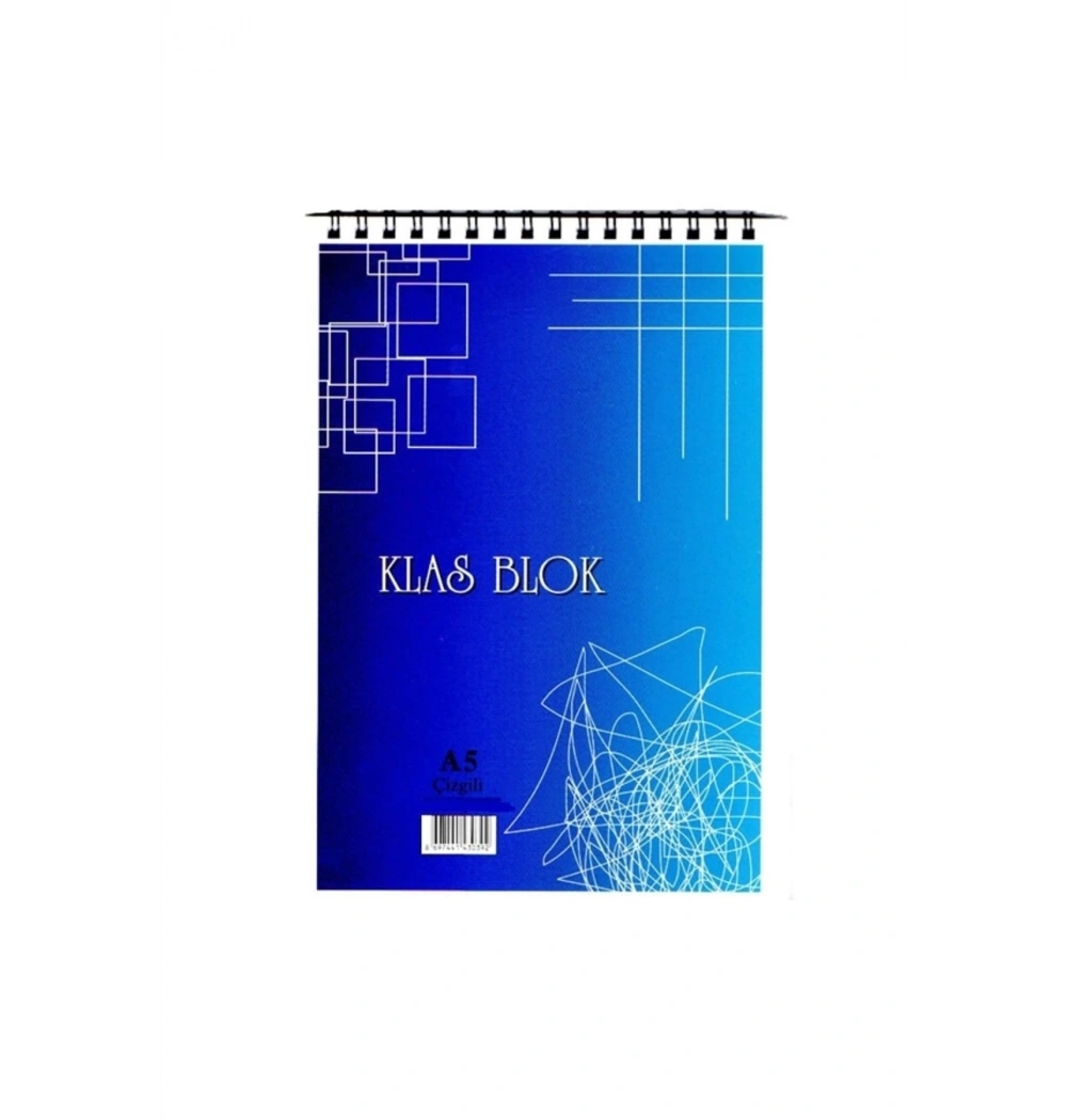 Klas Spiralli Office Blok A5 Çizgili 100 Yp