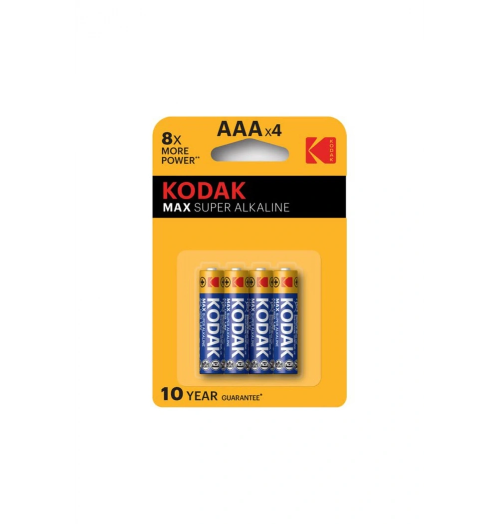 Kodak Max 4 Adet Alkalin İnce Pil Aaa 281329