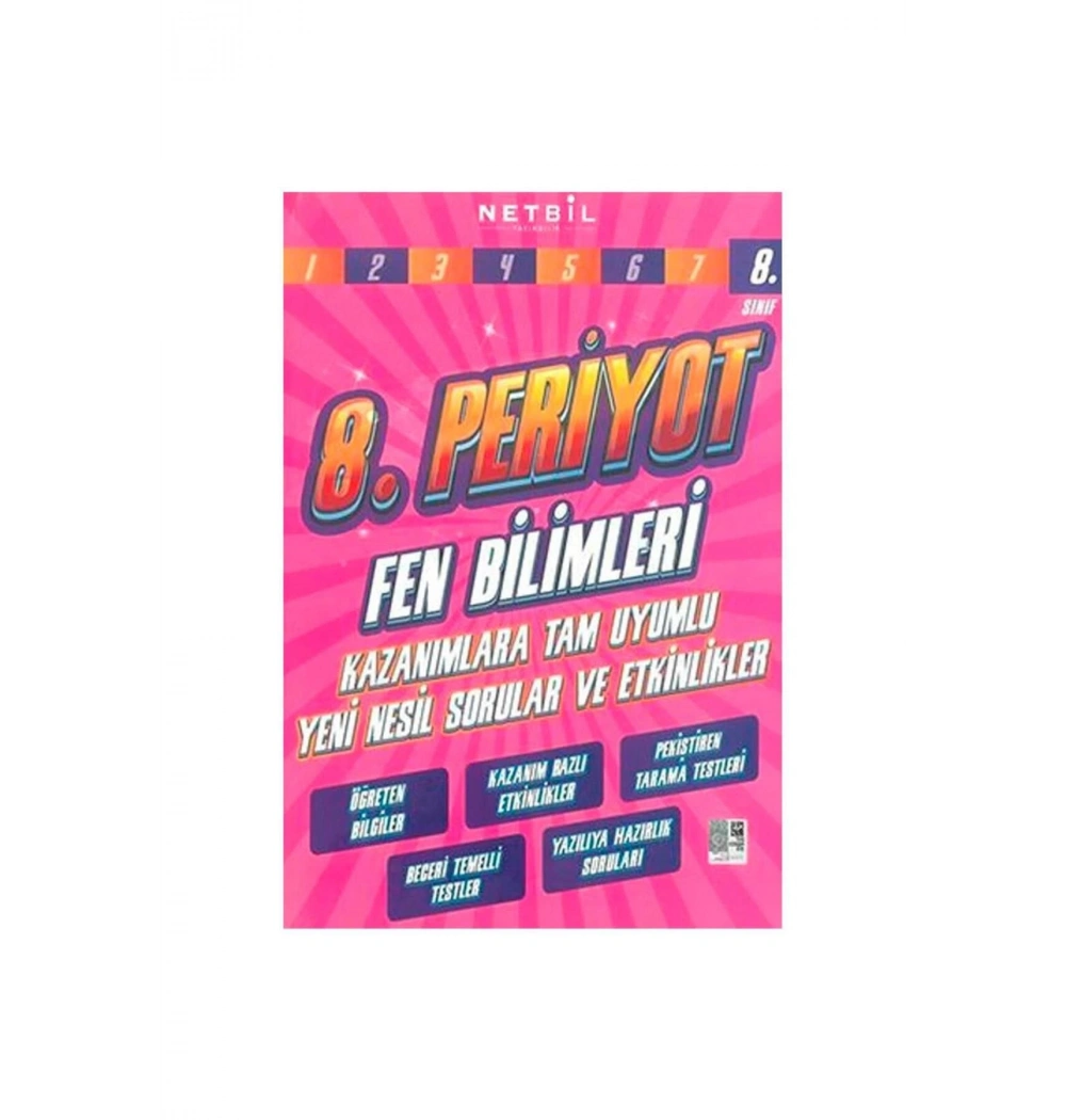 Netbil 8.Sınıf Fen Bilimleri Periyot Etkinlikli Soru Bankası