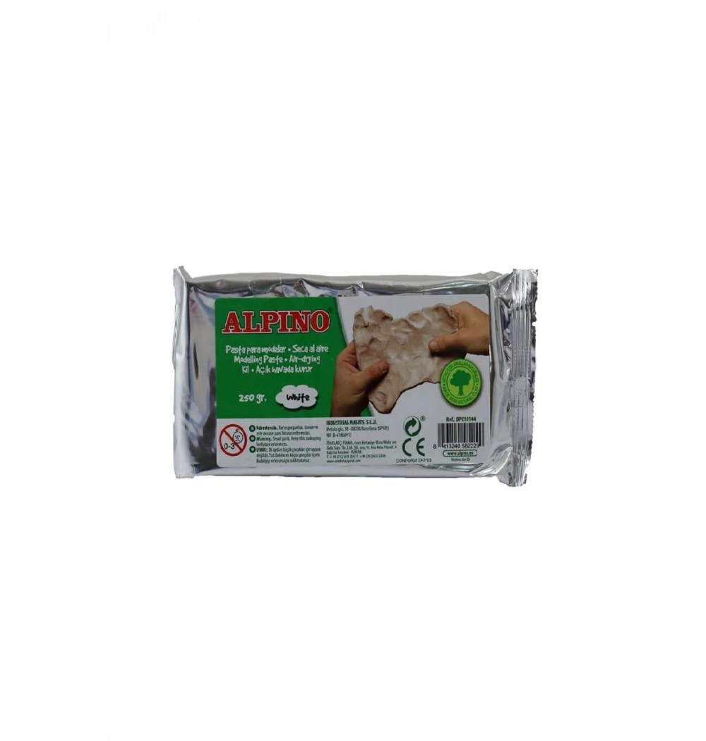 Alpino Şekillendirme Kili 250 Gr Beyaz Dp 010104