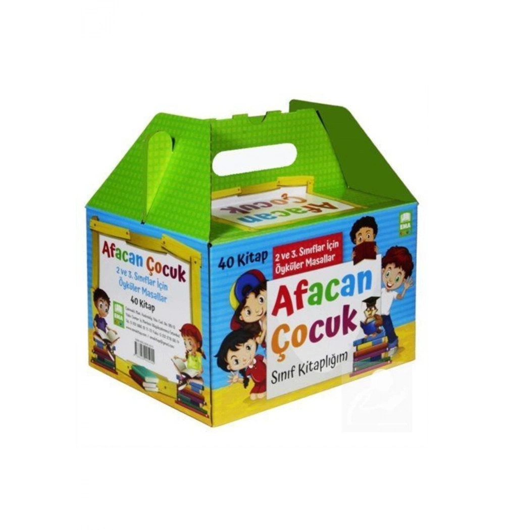 Afacan Çocuk Sınıf Kitaplığım 2-3.Sınıf 40 Kitap B002    Ema