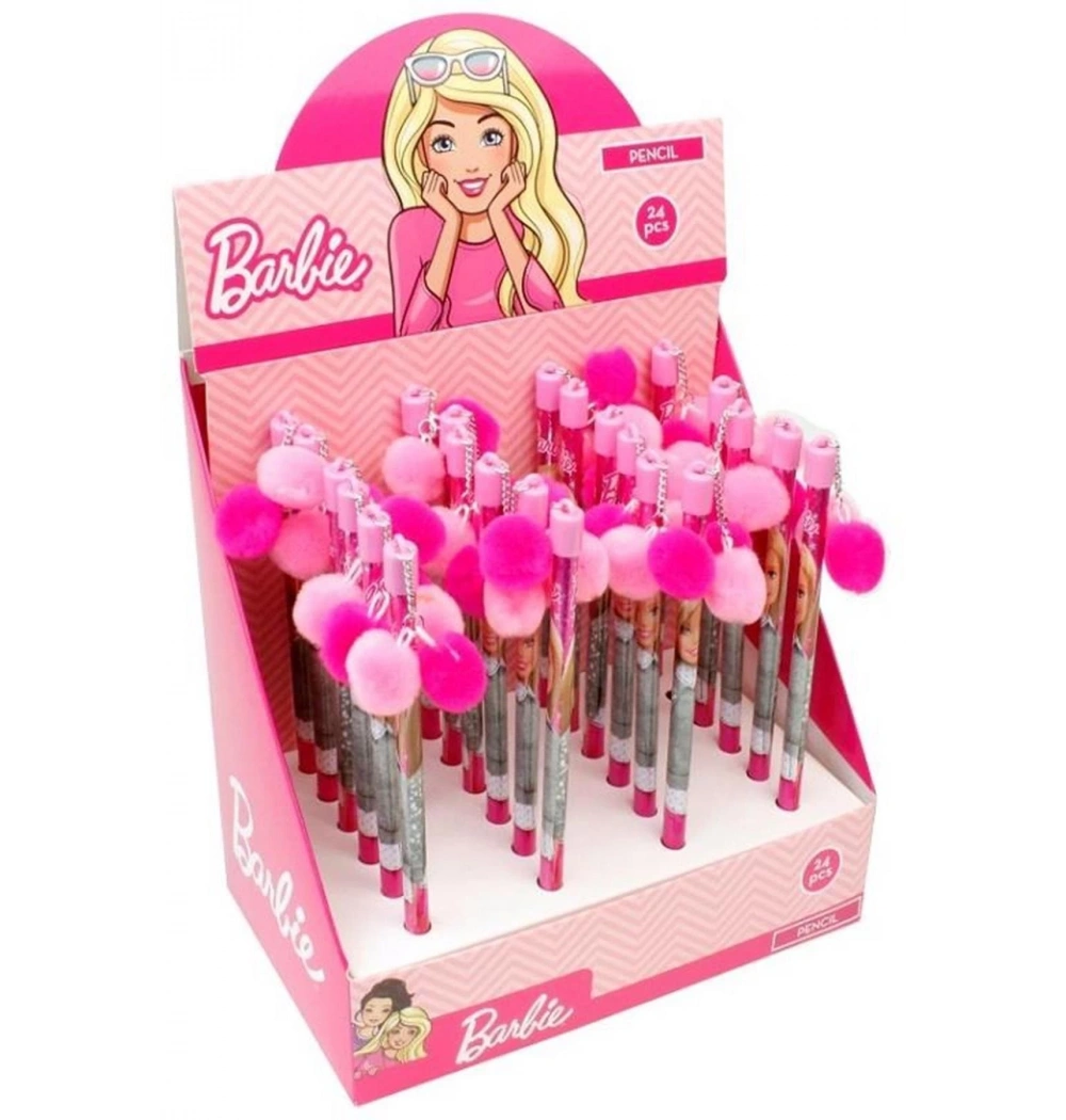 Barbıe B-260 Ponpon Başlıklı Kurşun Kalem B-260