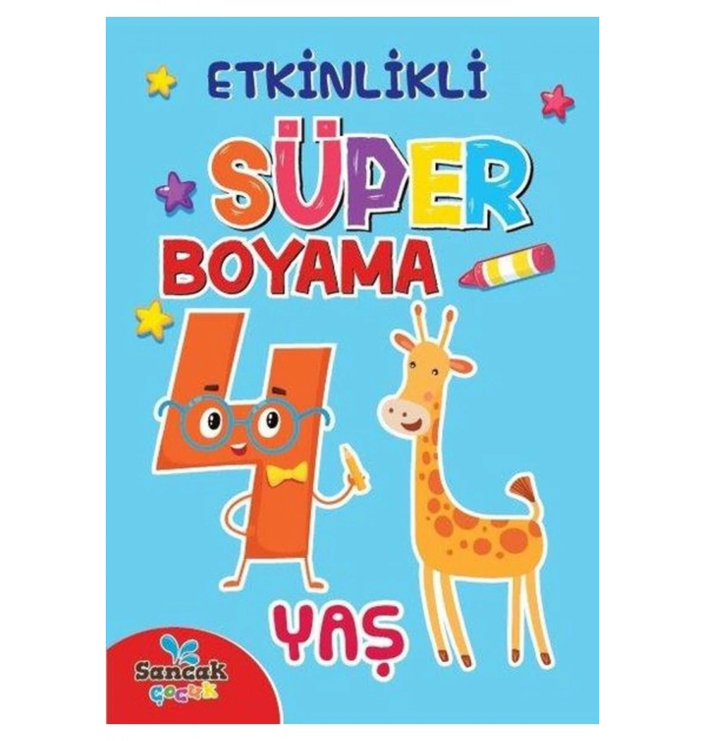 Etkinlikli Süper Boyama 4+Yaş Mikrokitap