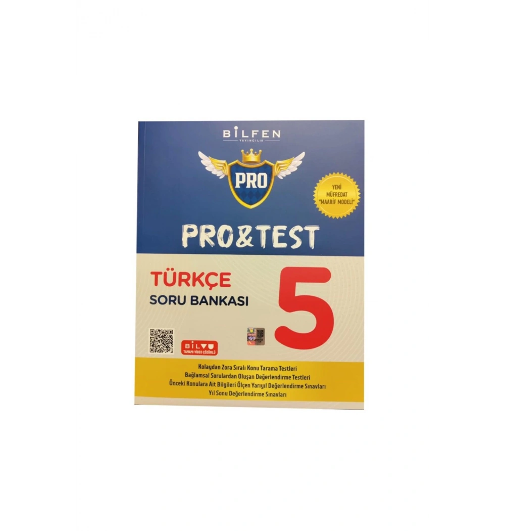 Bilfen 5.Sınıf Türkçe Soru Bankası Pro Test
