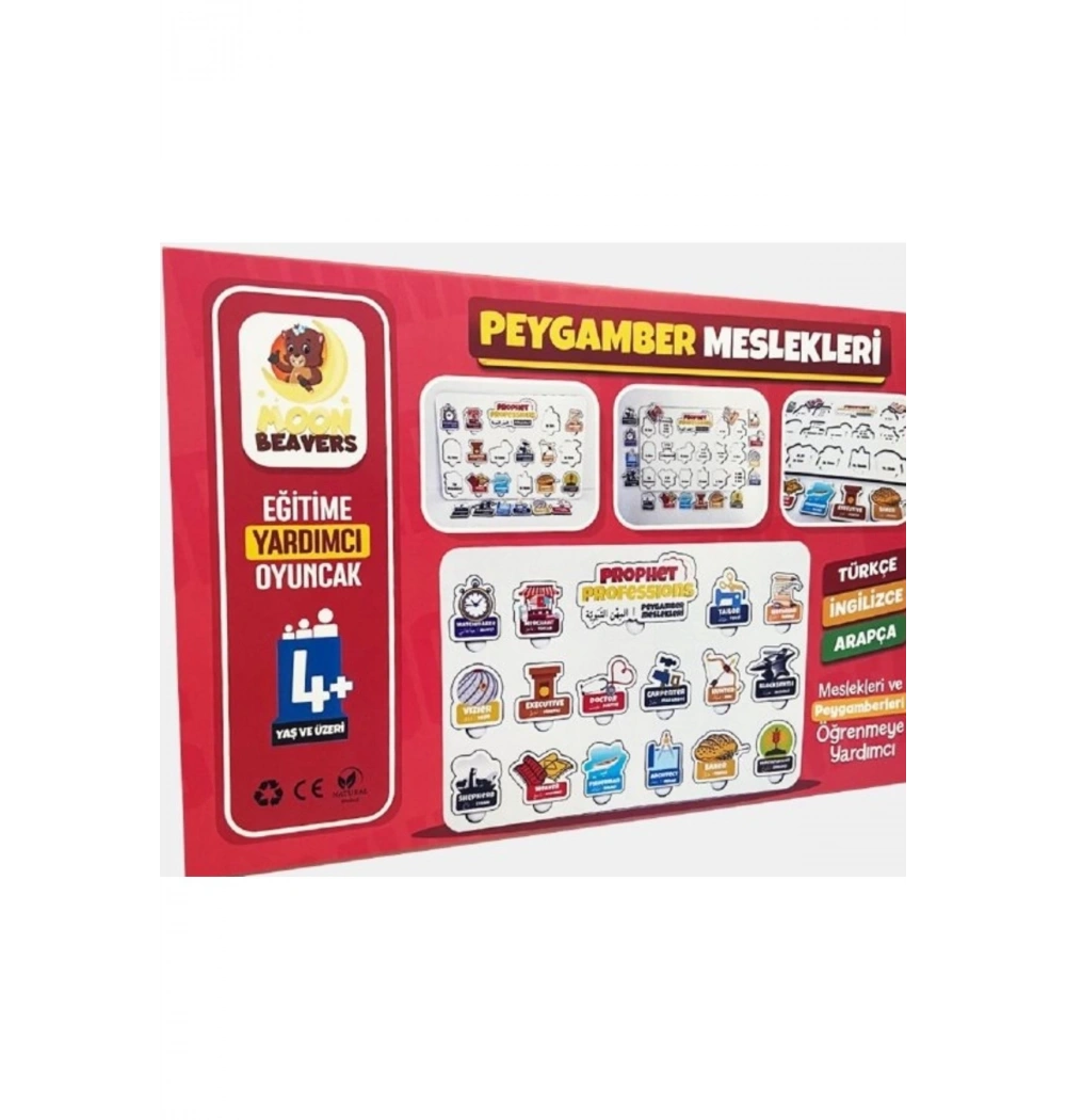 Elifba - Peygamber Meslekleri  Eğitici Öğretici Geliştirici 4+ Yaş Ve Üzeri  Moonbeavers