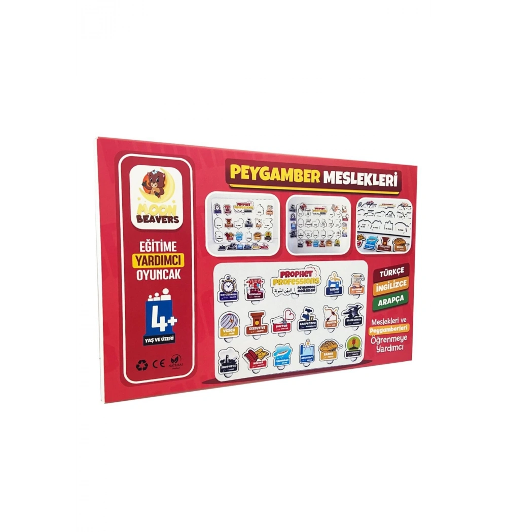 Elifba - Peygamber Meslekleri  Eğitici Öğretici Geliştirici 4+ Yaş Ve Üzeri  Moonbeavers