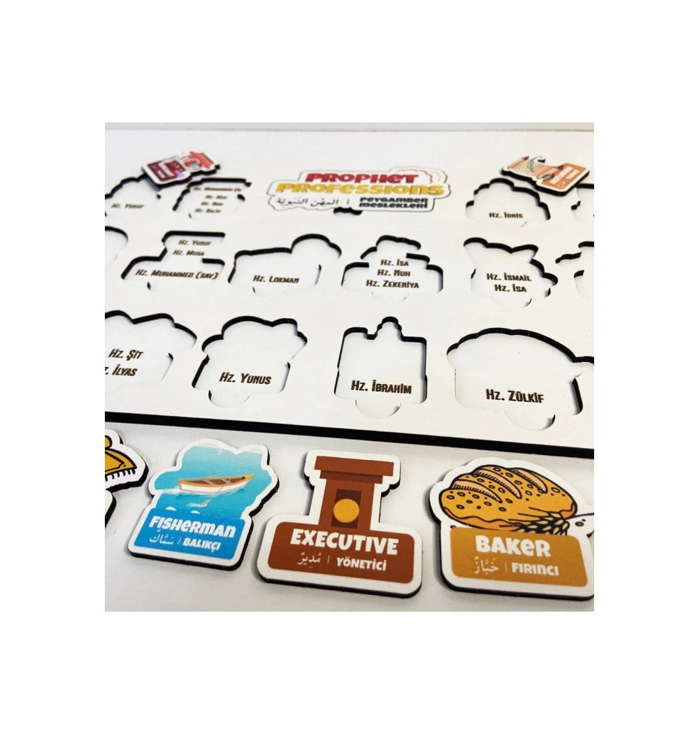 Elifba - Peygamber Meslekleri  Eğitici Öğretici Geliştirici 4+ Yaş Ve Üzeri  Moonbeavers