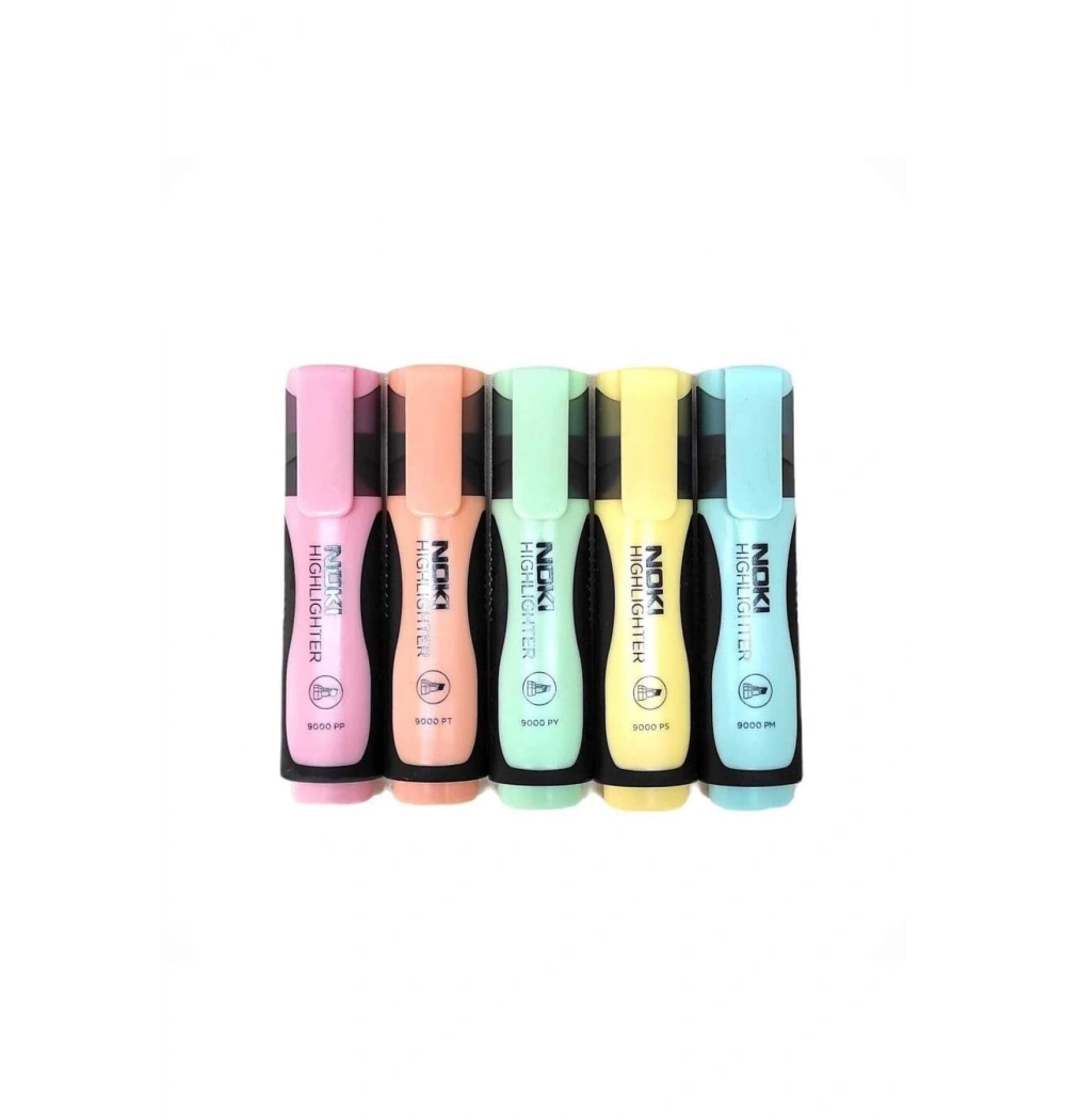 Noki Pastel Fosforlu Kalem 5Li Kod:9000P5Pvc