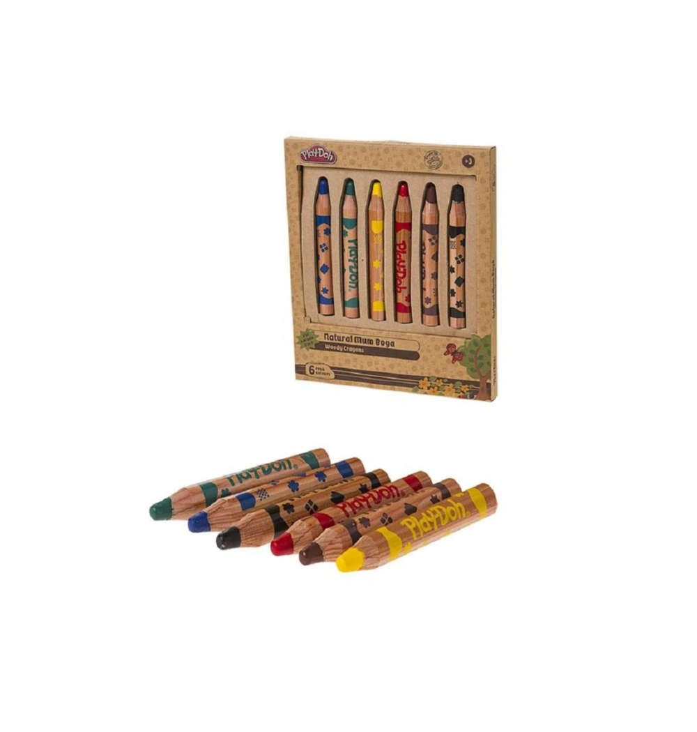 Play-Doh  Mum Boya 6 Renk 2Si Bir Arada Cr009