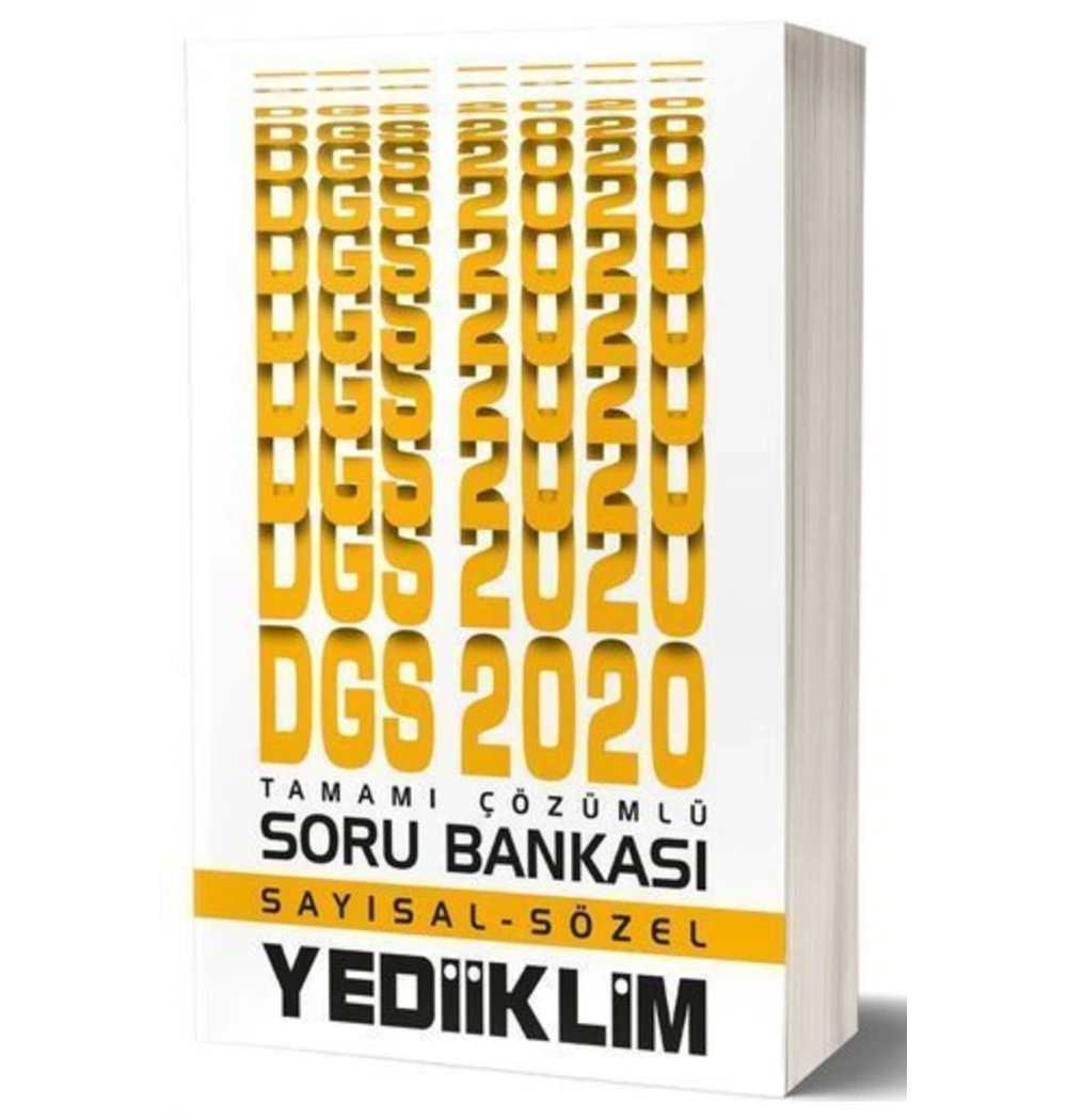 Dgs 2020 Sayısal Sözel Çözümlü Soru Bankası Yediiklim