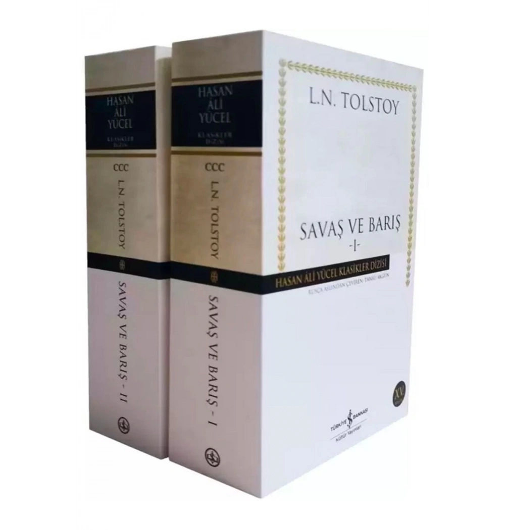 Savaş Ve Barış   Tolstoy  2 Cilt Takım    İş Bankası
