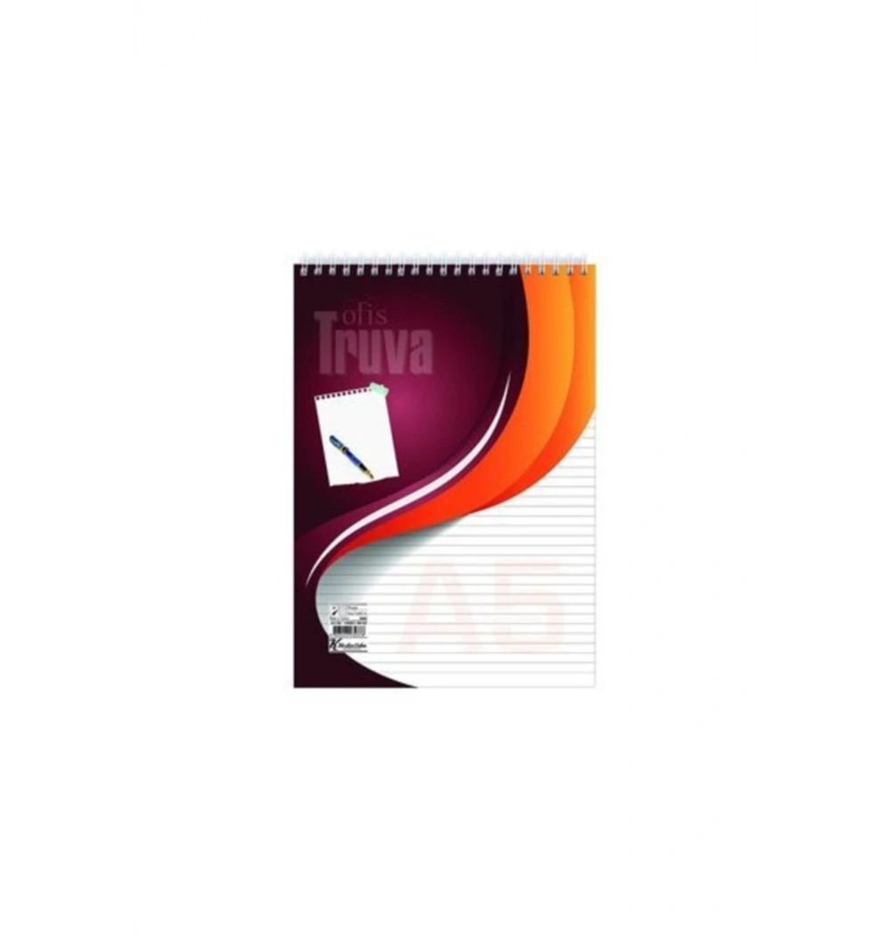 Keskin Color A5 40Yp Çizgili Spiralli Bloknot Truva 145601-99