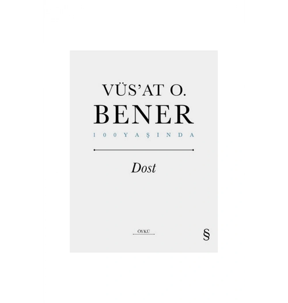 Dost Cep Boy Ciltli  Vüsat O Bener  Eveest