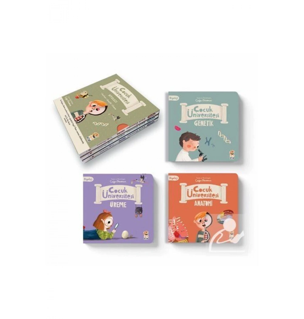 Çocuk Üniversitesi Biyoloji 3 Kitap Set  Sincap Kitap