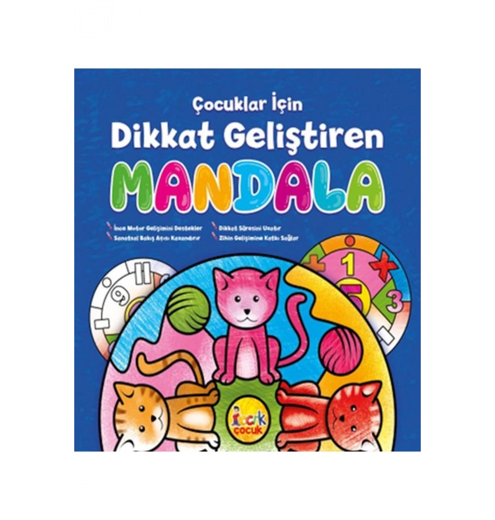 Çocuklar İçin Dikkat Geliştiren Mandala   Bıcırık